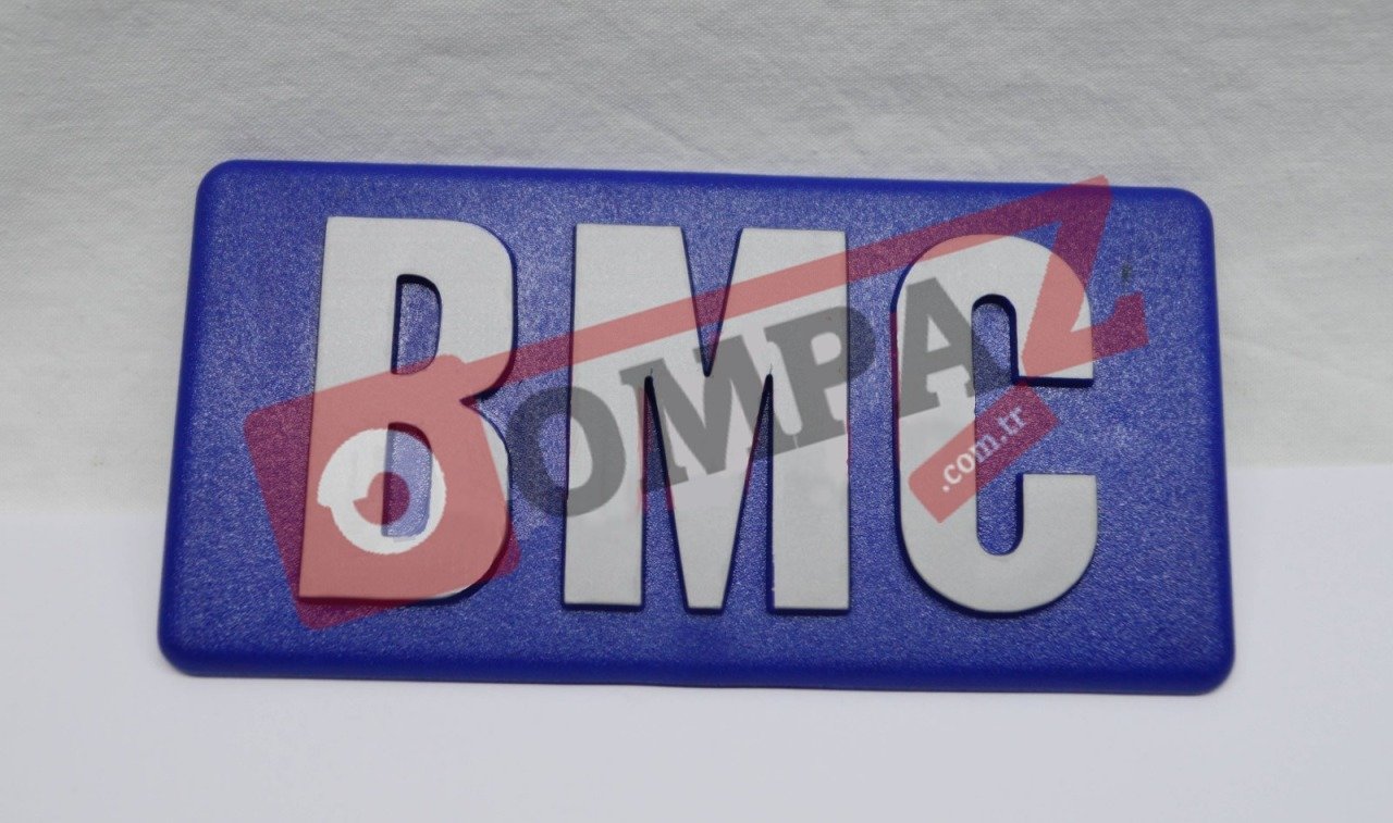 BMC Levend 3000 Yazı Bmc Arma Mavi 6.50x13 2 Pimli