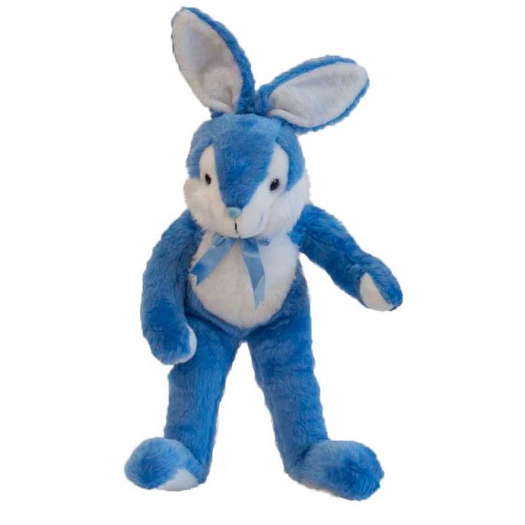 Uzun Bacaklı Tavşan Mavi Peluş 50 cm