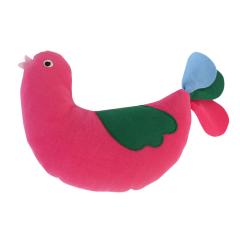 Kuş Yastık Pembe Polar 40 cm