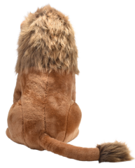 Oturan Aslan Kahve Peluş 50 cm