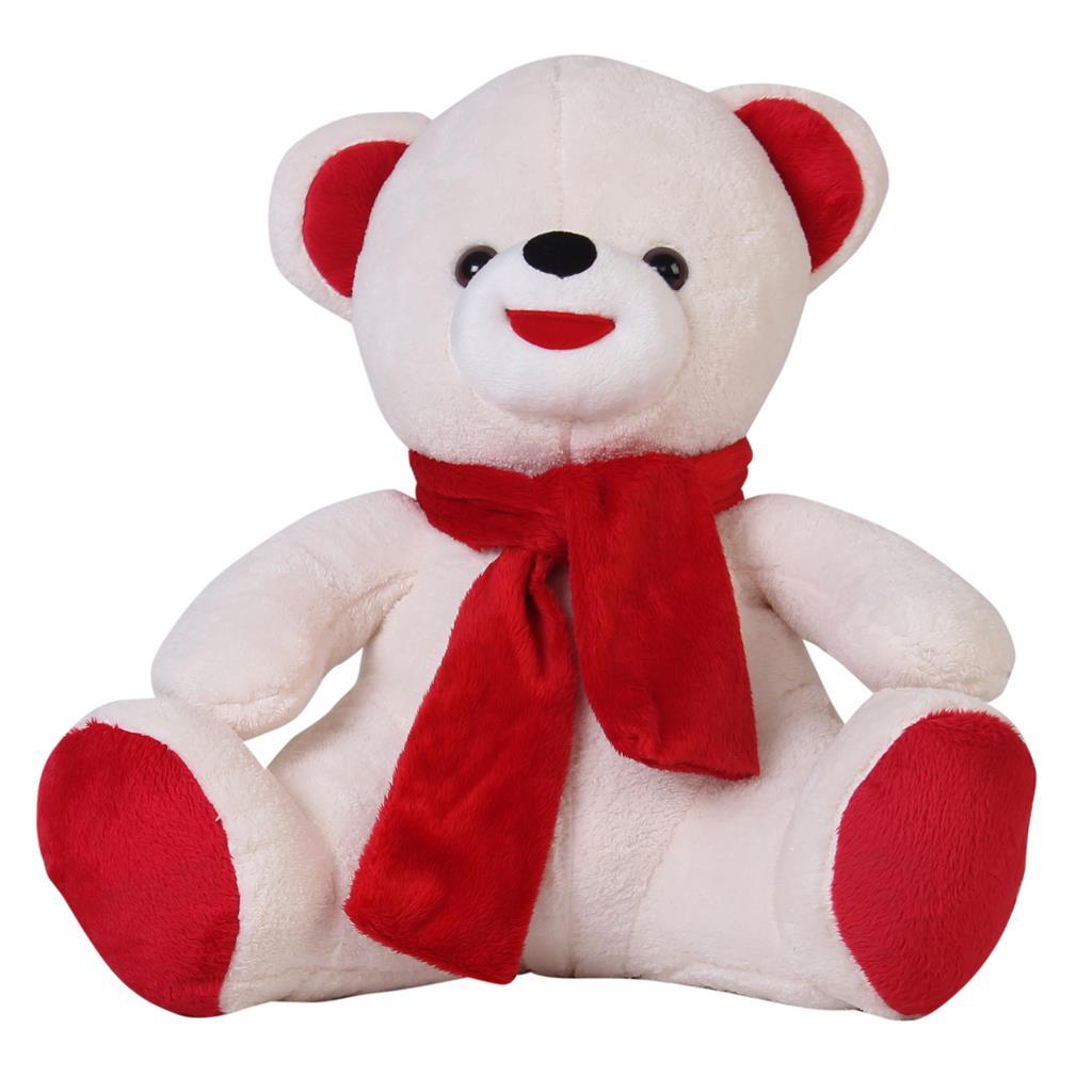 Kaşkollu Ayı Krem Wellsoft 50 cm