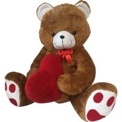 Utangaç Aşık Ayı Kahve Peluş 70 cm
