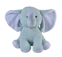 Oturan Fil Mint Yeşili Wellsoft 45 cm