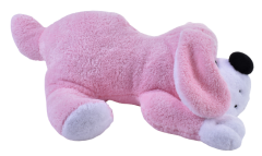 Yatan Köpek Pembe Wellsoft 45 cm