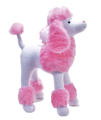 Sevimli Poodle Köpek Pembe 40 Cm
