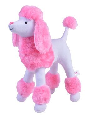 Sevimli Poodle Köpek Pembe 40 Cm
