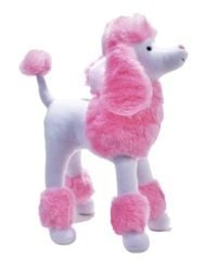 Sevimli Poodle Köpek Pembe 40 Cm