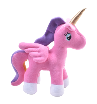 Pembe Unicorn Polar 30 Cm