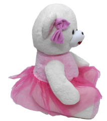 Balerin Peluş Ayı Pembe 60 cm