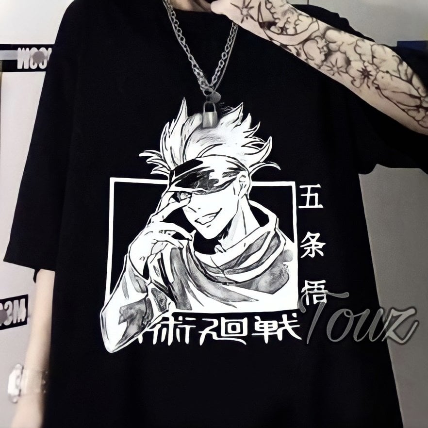 Jujutsu Kaisen Anime Oversize Unisex  Tişört