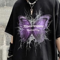 Harajuku Butterfly Oversize Unisex Tişört