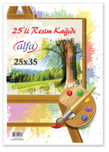 Alfa Resim Kağıdı 25X35 25li