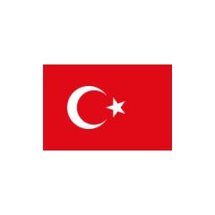 Türk Bayrağı (50x75 cm)-Alpaka