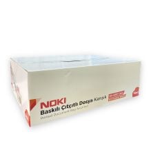 3105-Noki Baskılı Çıtçıtlı Evrak Zarfı 60 Lı Karışık