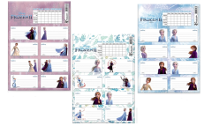 220130-92-Frozen 2 Ders Programlı Okul Etiketi 3lü