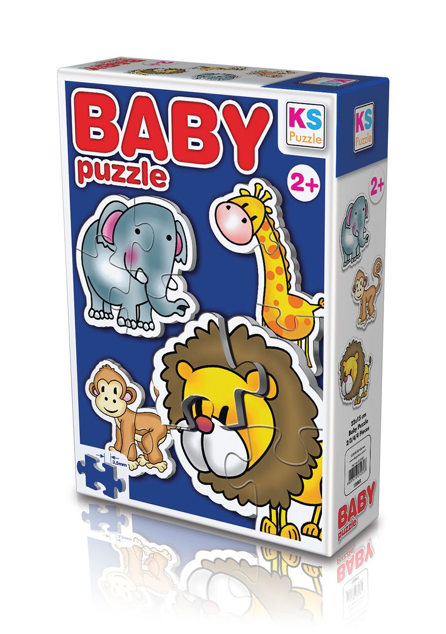 12001-Baby Puzzle Orman Hayvanları (jungle)