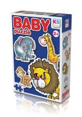 12001-Baby Puzzle Orman Hayvanları (jungle)