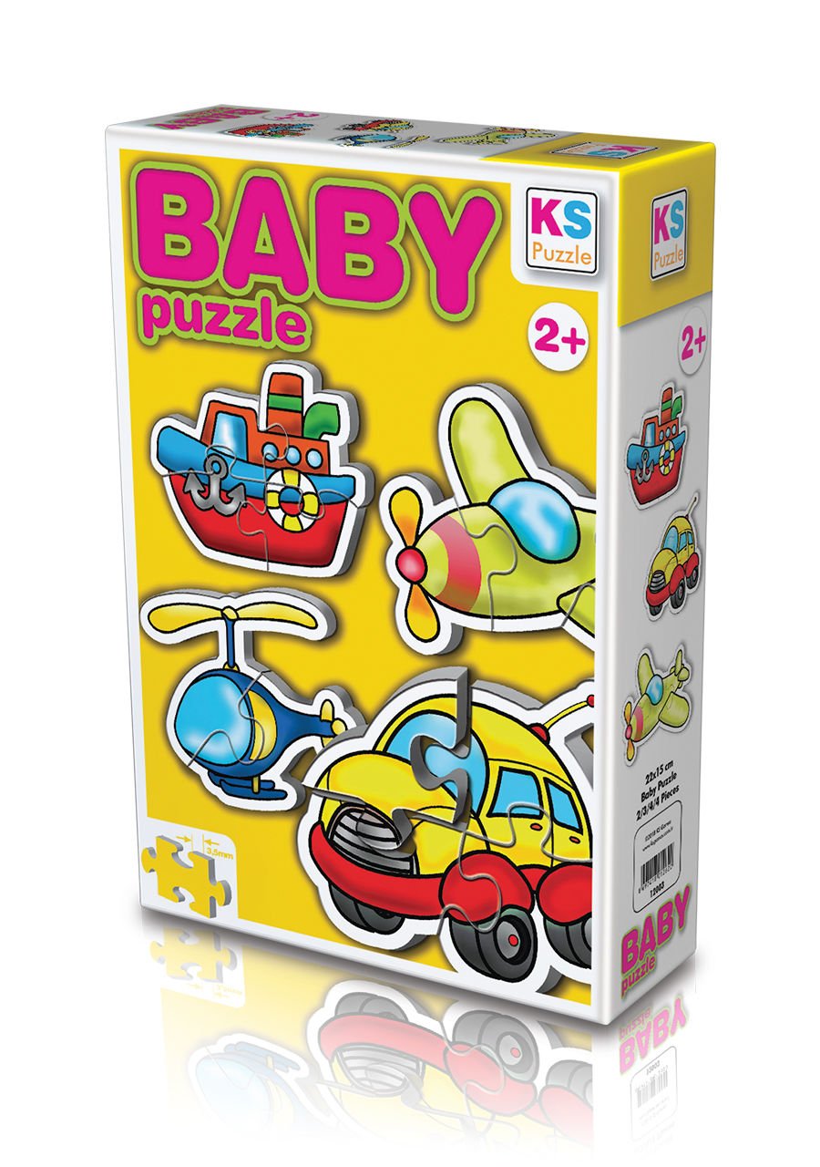 12003-Baby Puzzle Ulaşım Araçları