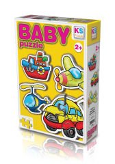 12003-Baby Puzzle Ulaşım Araçları