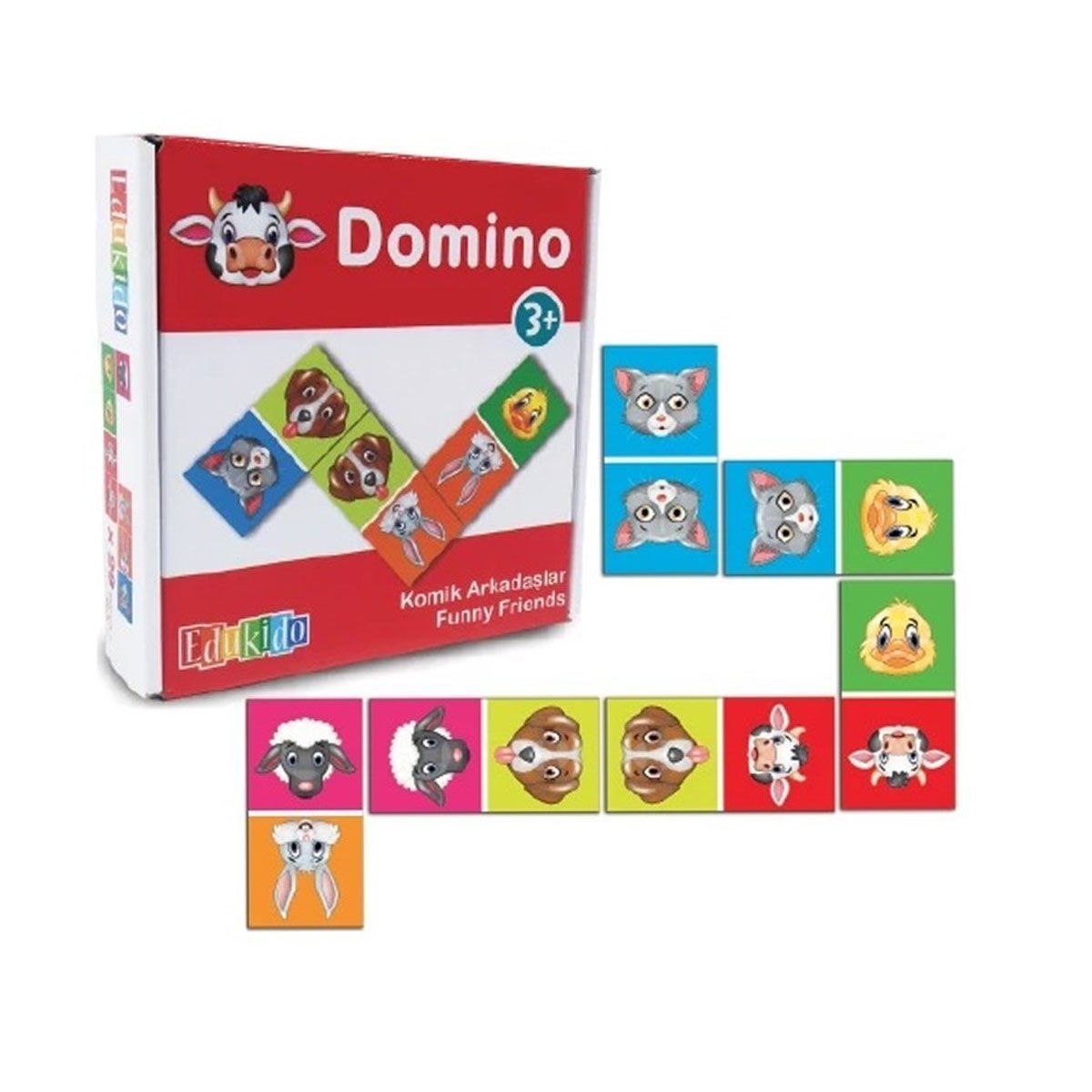 EDU-3010 Komik Arkadaşlar Domino -Chiva