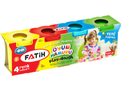 50061/Fatih 4 Renk Oyun Hamuru (4*130:520gr)