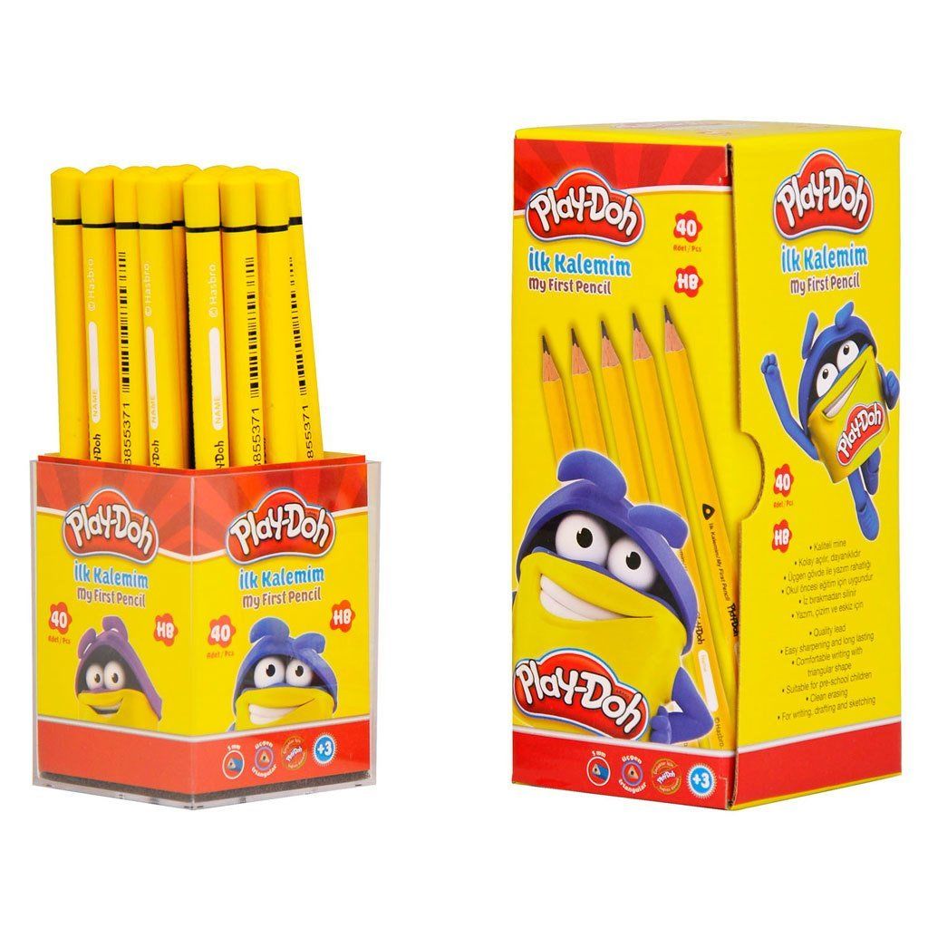 Play-Kk001 Playdoh İlk Kalemim 40lı