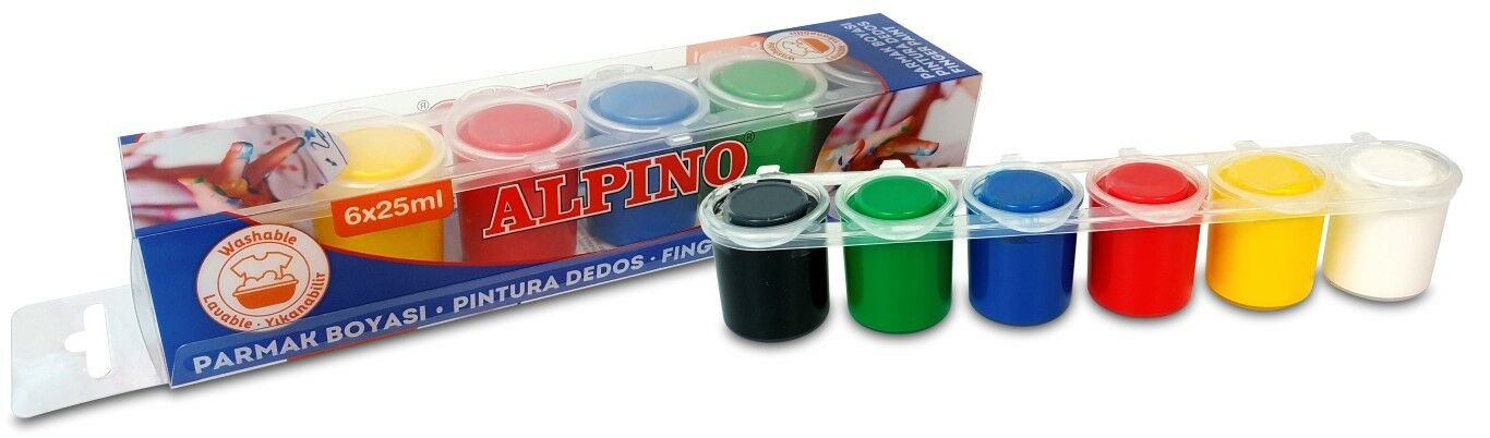 Alpino Dc-03010 6 Renk Parmak Boyası