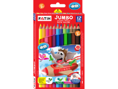 33340/FATIH JUMBO 12 RENK TAM BOY BOYA KALEMI