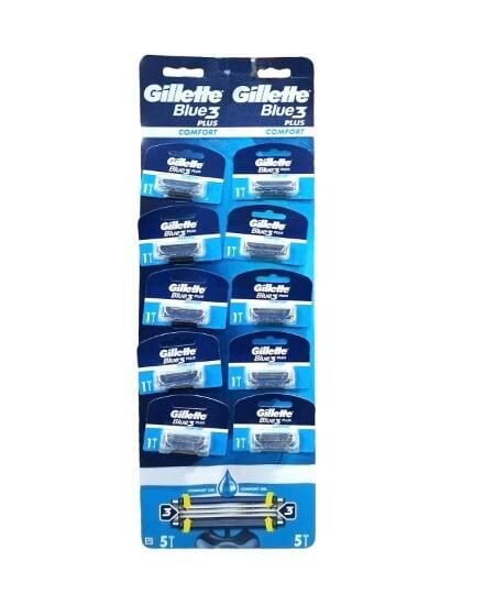 GILLETTE BLUE 3 KARTELA 10 LU