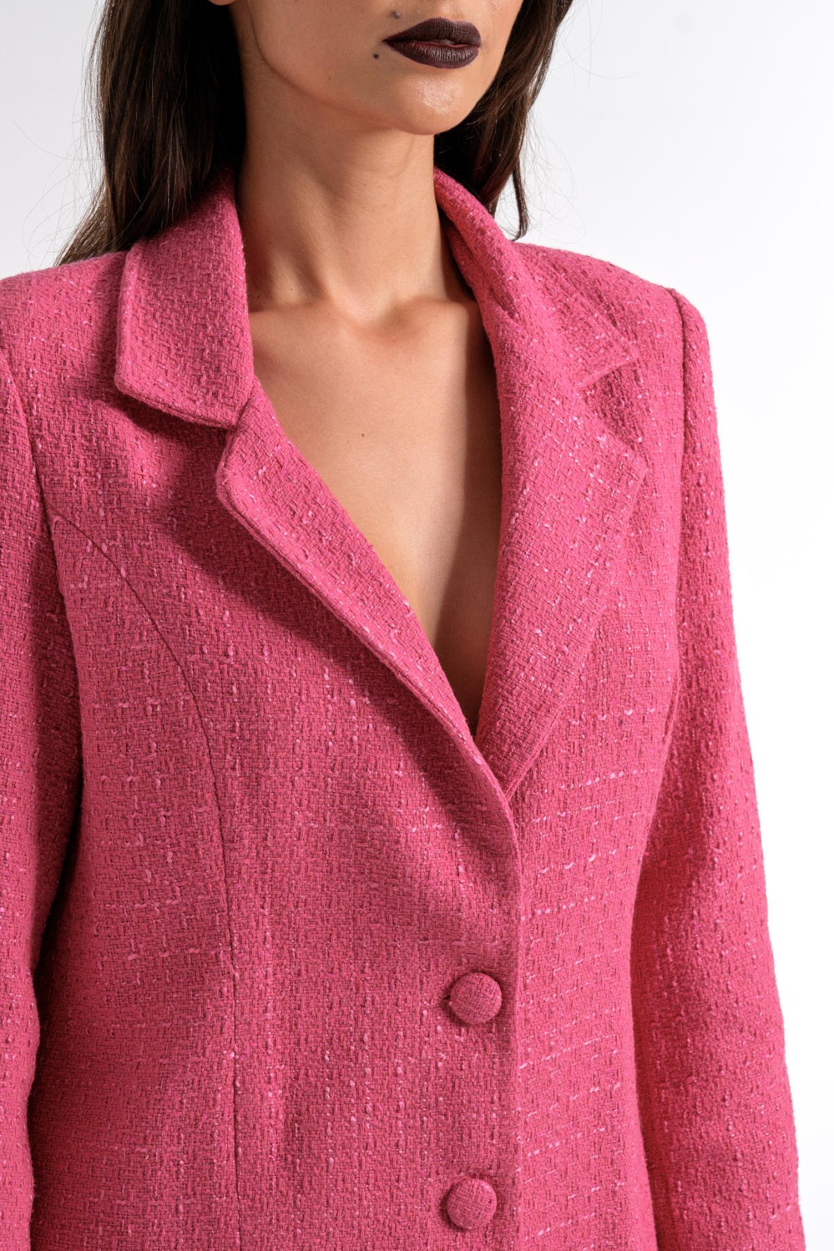 Pembe Tüvit Ceket
