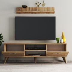 Safir 138 lik L Raflı Tv Ünitesi Çam - TVU0402