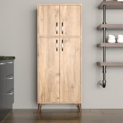 Büyük Boy Çok Amaçlı Dolap Çam - MDL0102