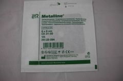 Metalline Drainage Pad, Sterile  8 X 9 Cm, 50 Adet