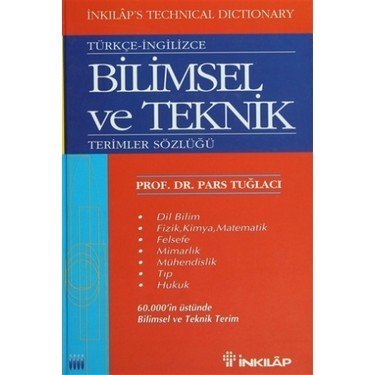 Türkçe - İngilizce Bilimsel ve Teknik Terimler Sözlüğü