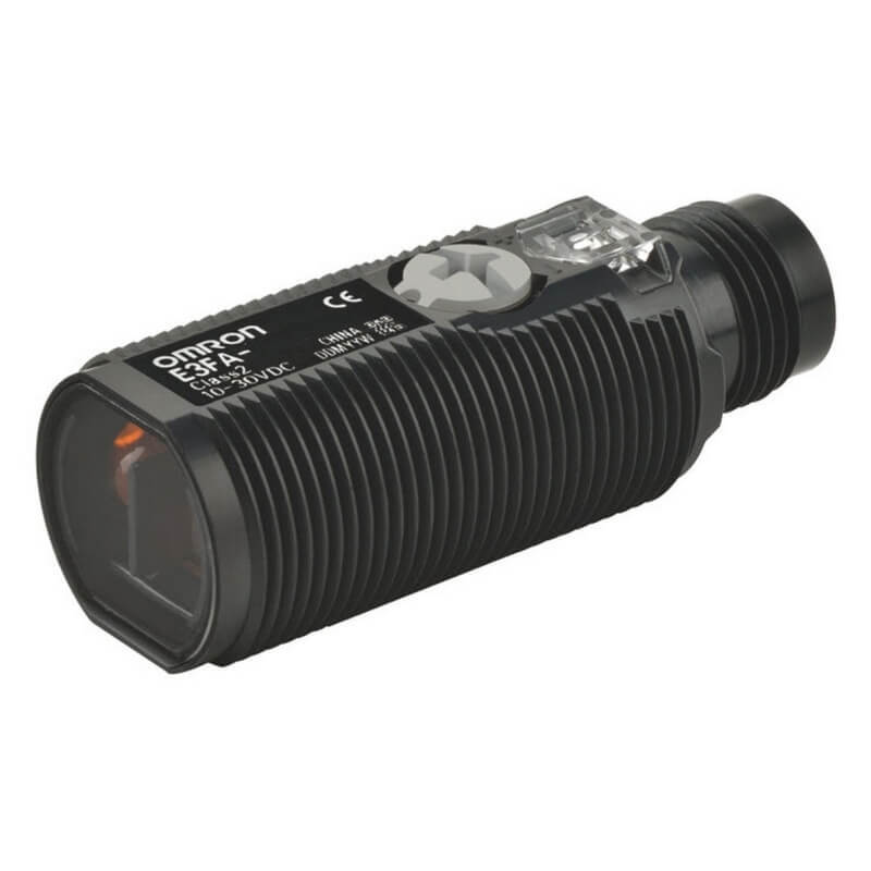 E3FA-DP22 CİSİMDEN YANSIMALI SENSÖRLER LED M18 10-30VDC PNP NO&NC 300mm M12 KONNEKTÖRLÜ