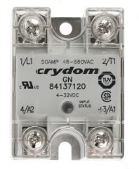 84137120 CRYDOM SSR SOLID STATE RÖLE 50 A 48-660 V AC 4-32 V DC