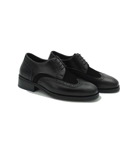 6859 Si̇yah Boy Uzatan Gi̇zli̇ Topuklu Damat Ayakkabı