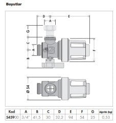 Kombi Altı Manyetik Filtre - CALEFFİ XS® - 545900