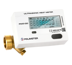 DN20 Ultrasonik Isı Sayacı (Kalorimetre) - POLİMETER -  PM01-20