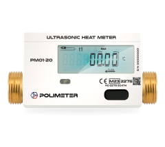 DN20 Ultrasonik Isı Sayacı (Kalorimetre) - POLİMETER -  PM01-20