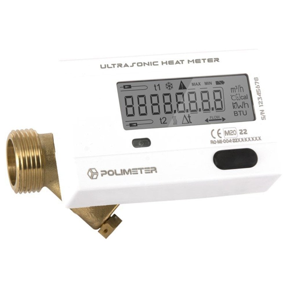 DN25 Ultrasonik Isı Sayacı (Kalorimetre) - POLİMETER -  PM01-25