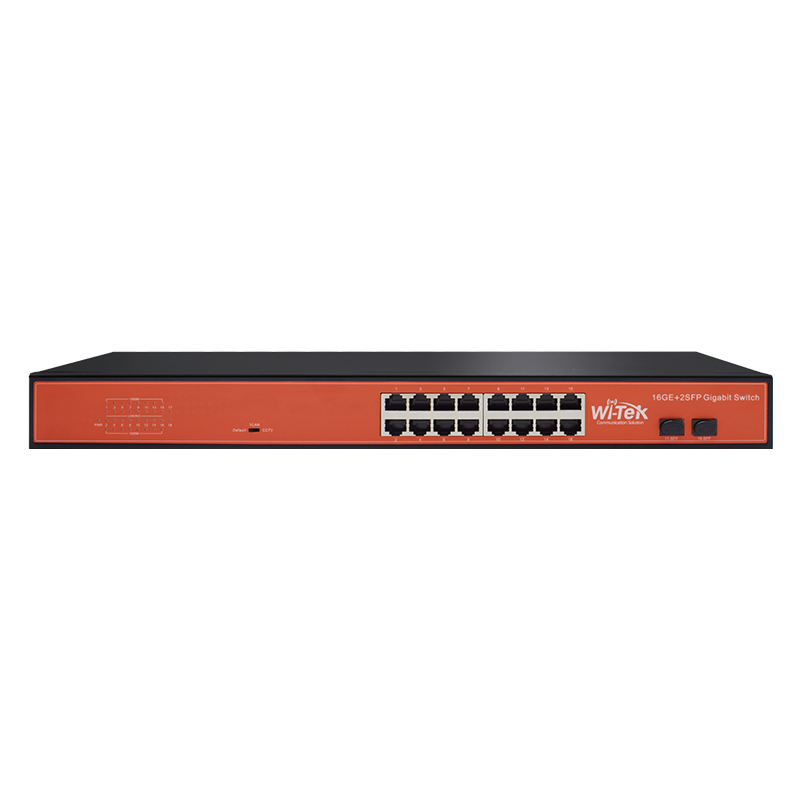 Wi-Tek WI-SG116F 16GE+2SFP Network Switch