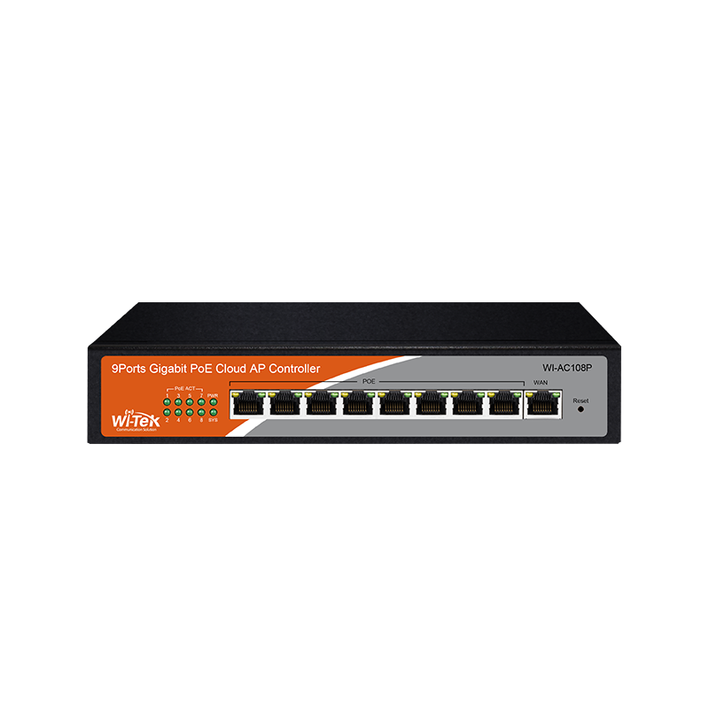 Wi-Tek WI-AC108P Wireless AP Controller with 8 Gigabit PoE Ports