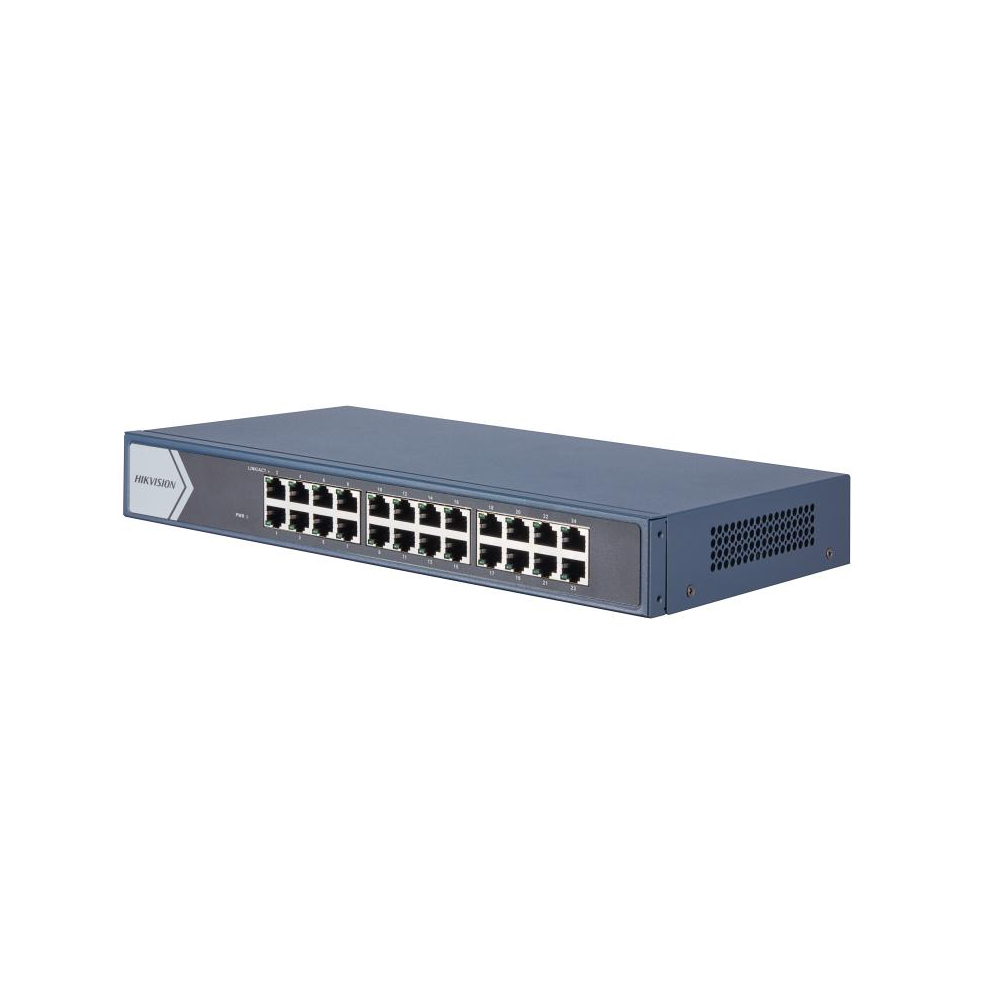 Hikvision DS-3E0524-E(B) 24 Port Yönetilemez Gigabit PoE Switch