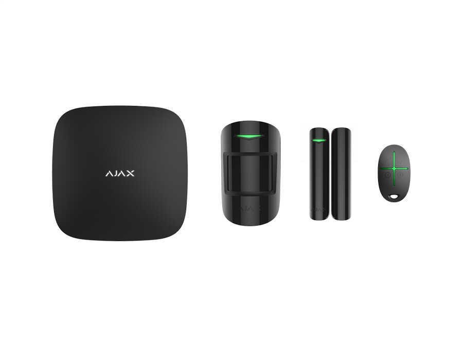 Ajax HubKit Plus - SİYAH Gelişmiş Kablosuz Alarm Kiti