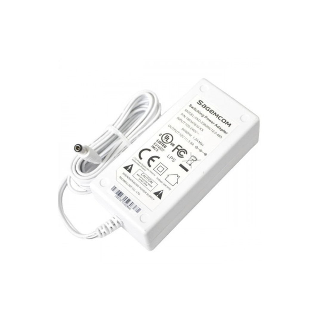 Sagemcom 12v 5A Beyaz Plastik Kasa Adaptör