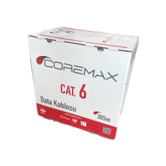 Coremax 70305 CAT6 23AWG 305M BEYAZ KUTULU (GRİ RENKLİ)