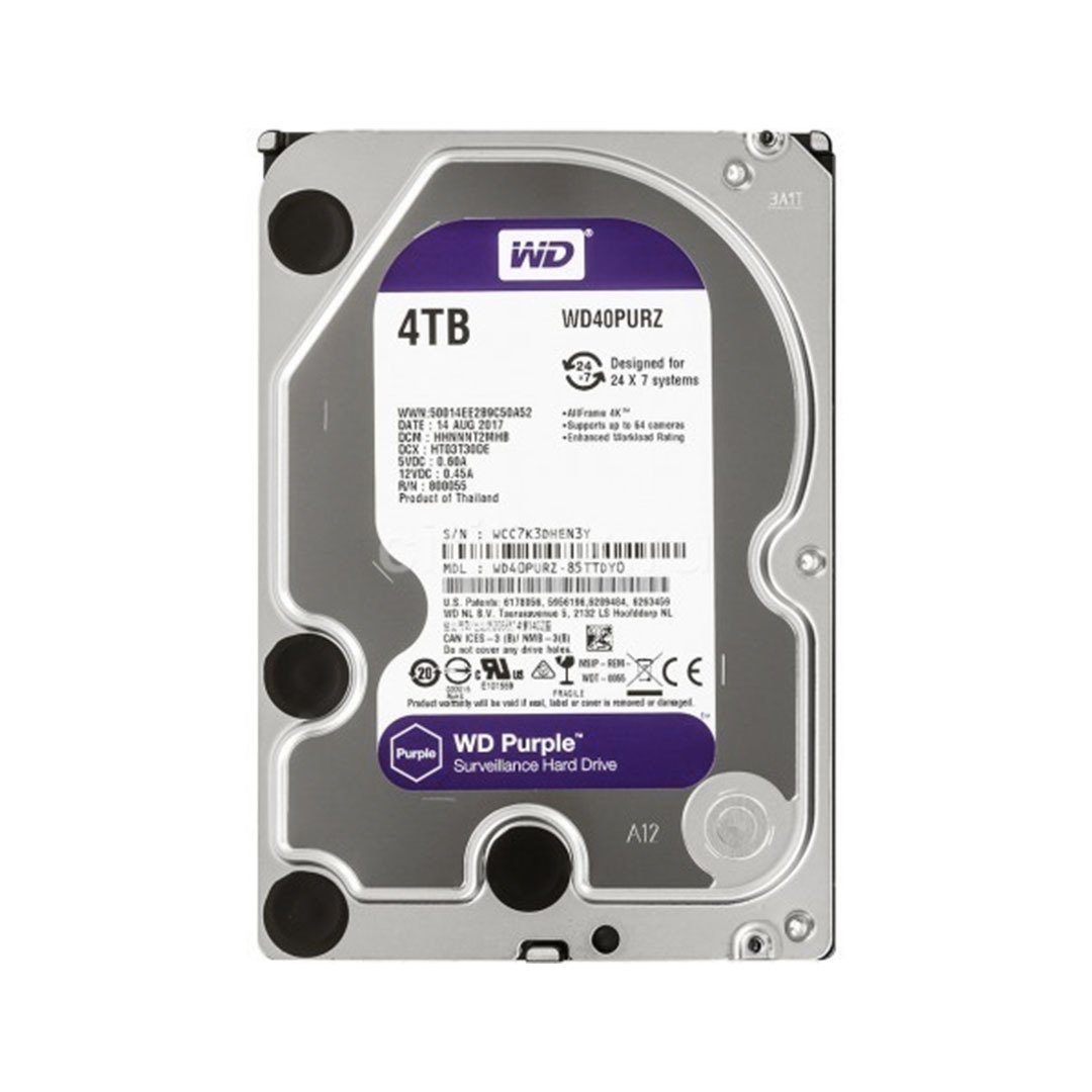 Western Digital Purple 4 TB Harddisk DSTR