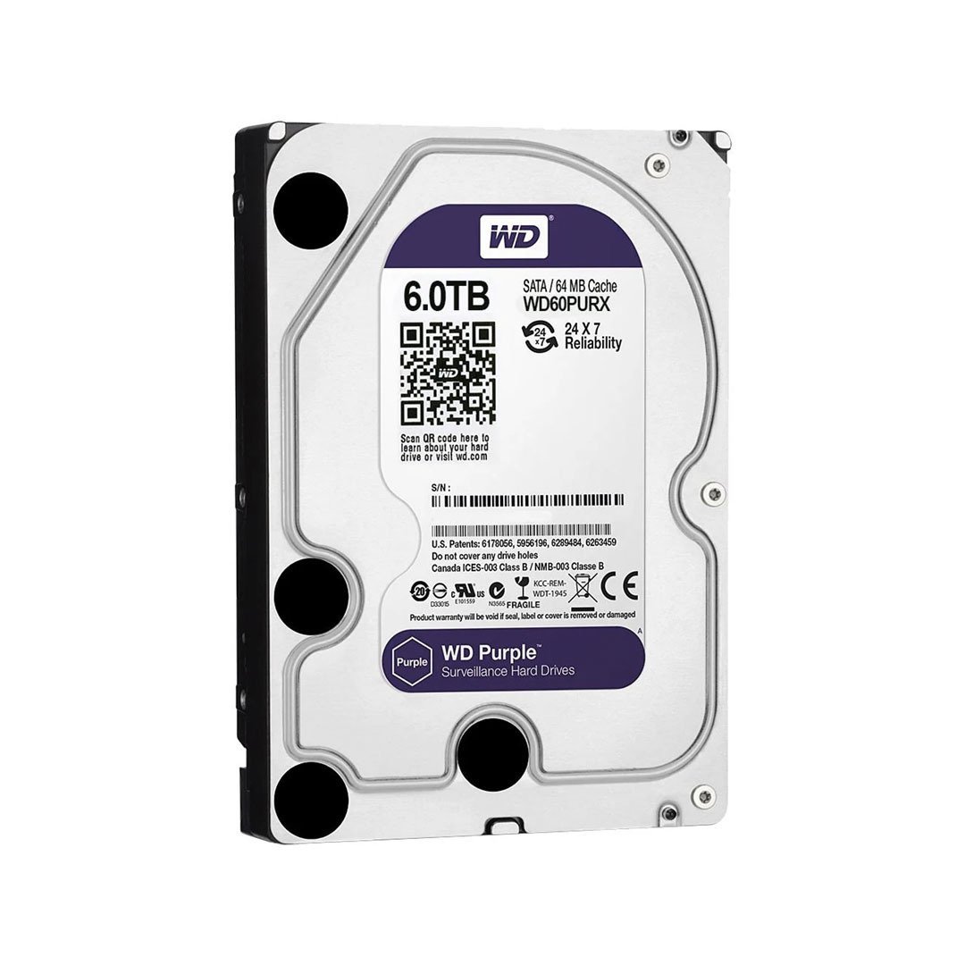 Western Digital Purple 6 TB Harddisk DSTR