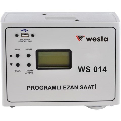 Westa WS-014 Programlı Ezan Saat Cihazı